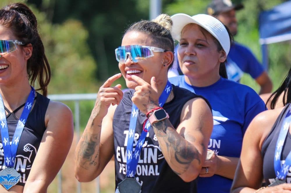 Pódio de premiação da Fast Run